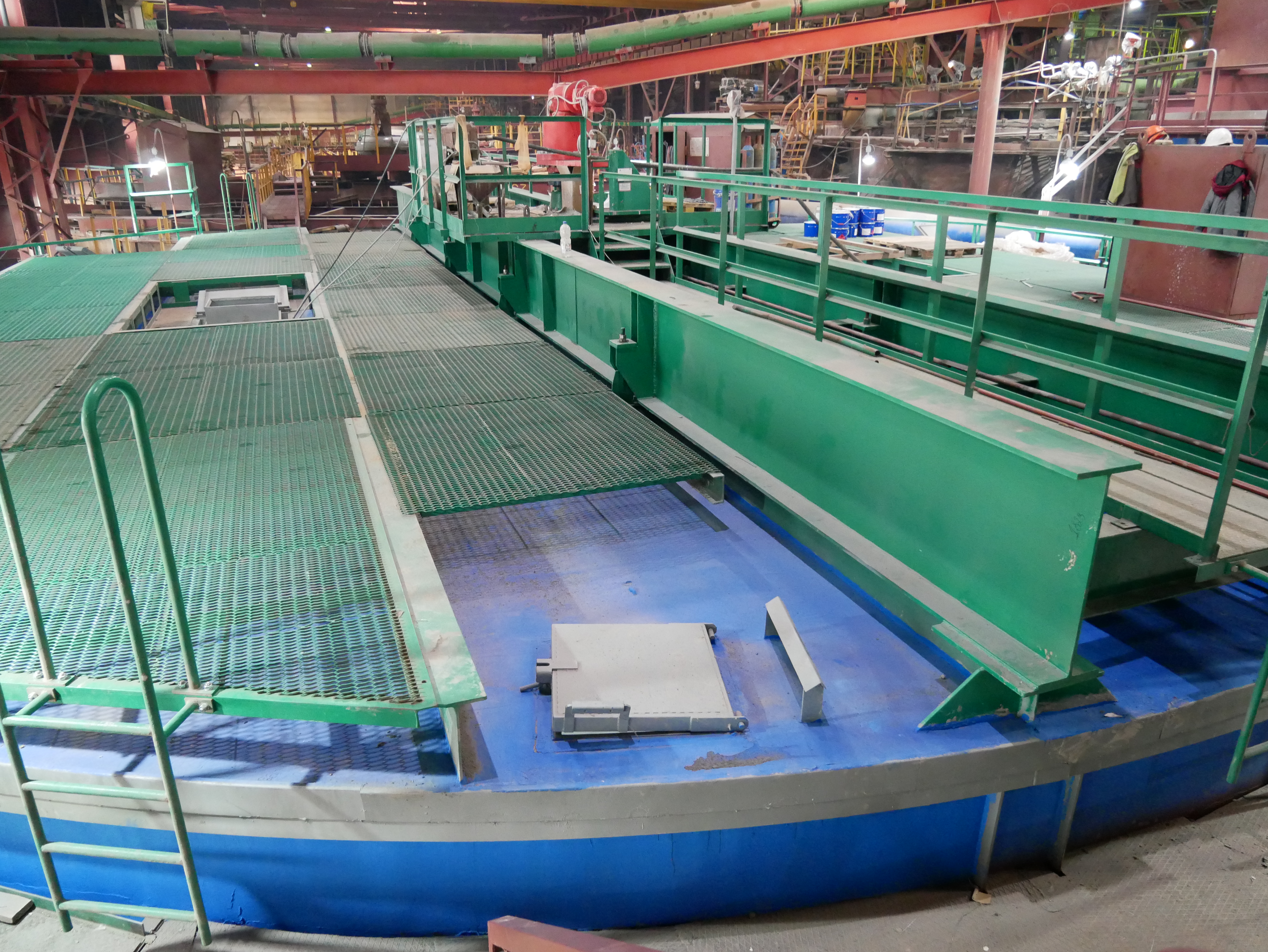 Выполнены работы по антикоррозионной защите сгустителя типа «Дорр»