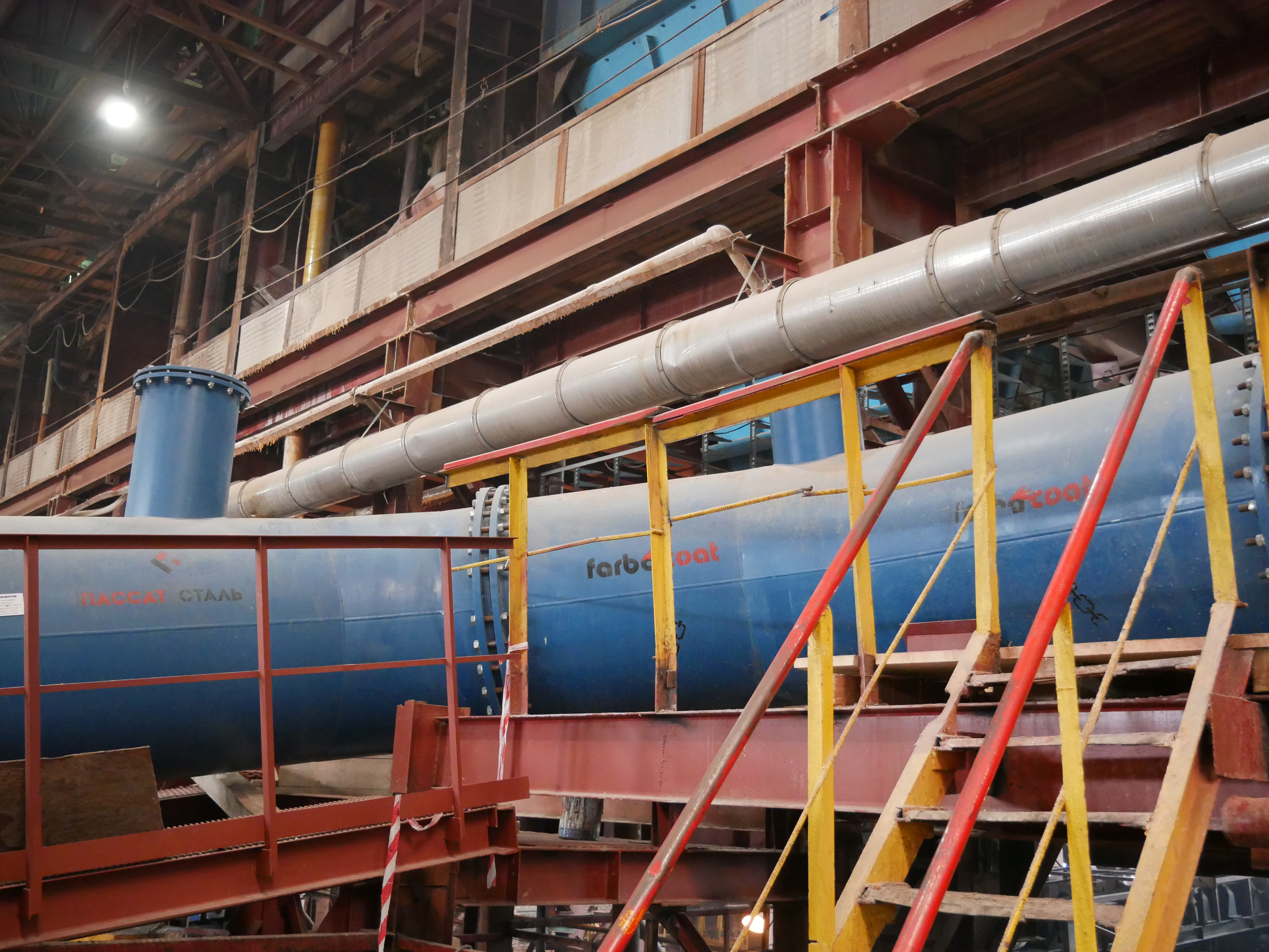 трубопровод на фабрике