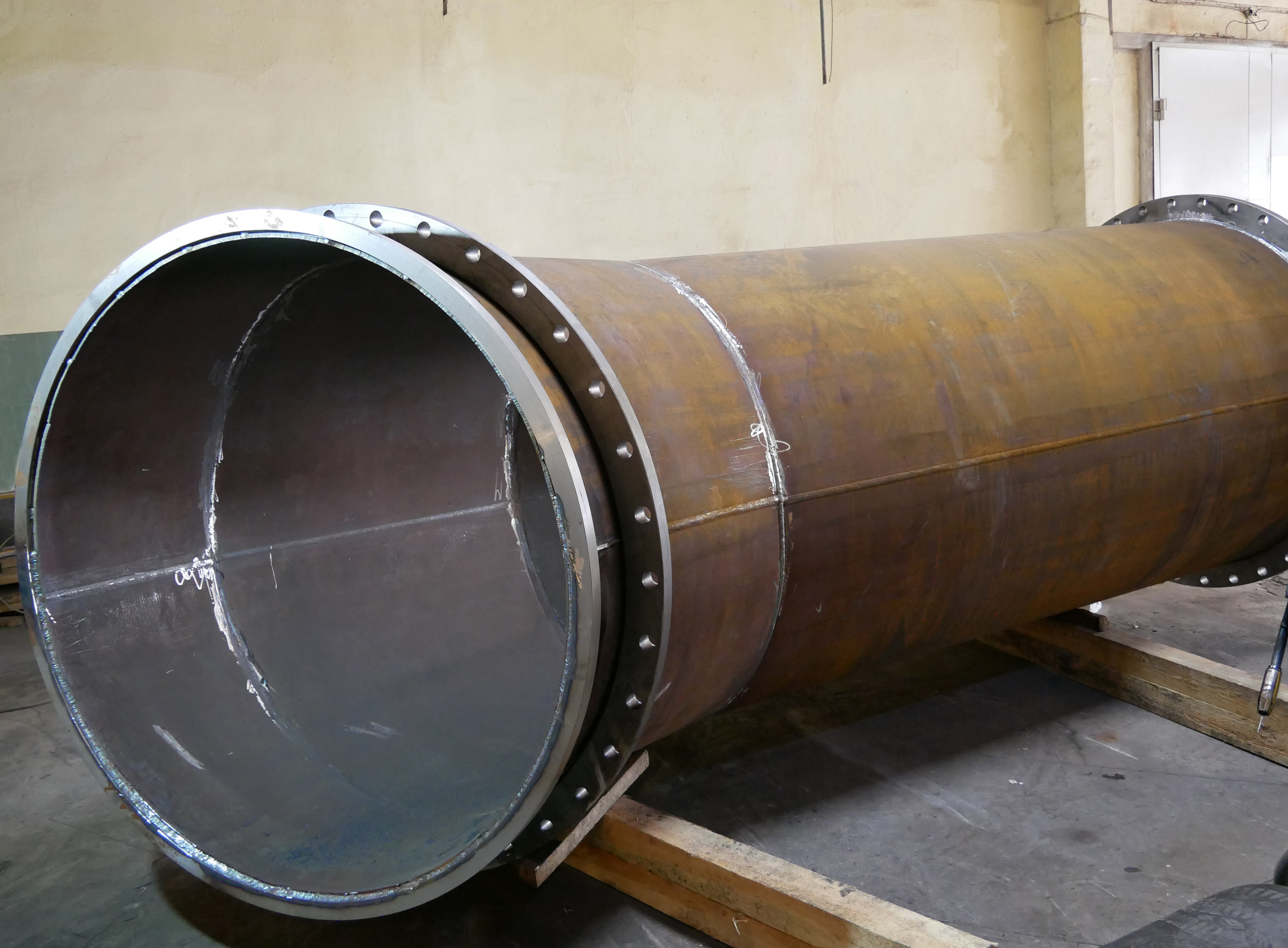 трубопровод на начальном этапе