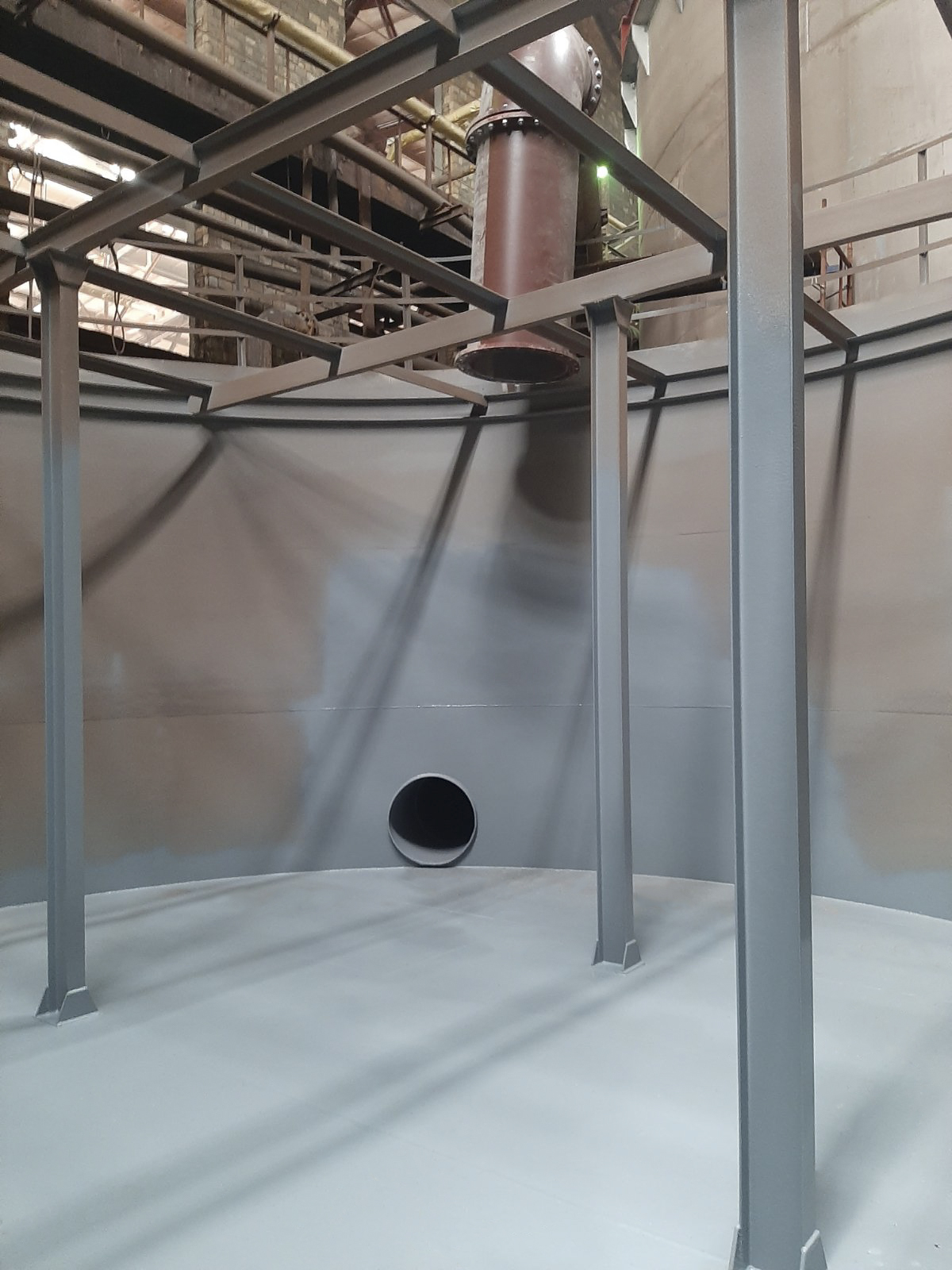 покрытие бака чистого маточника