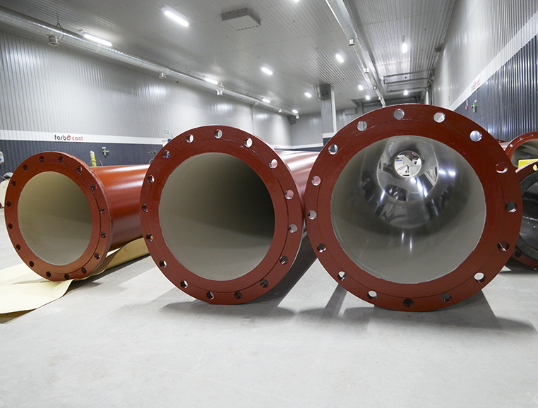 Изготовлены и отгружены футерованные трубопроводы